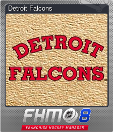 Series 1 - Card 8 of 15 - Detroit Falcons