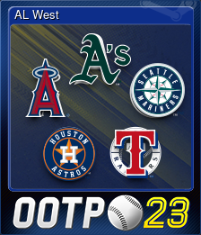 Series 1 - Card 3 of 6 - AL West