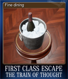 Series 1 - Card 3 of 6 - Fine dining