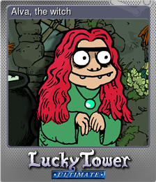 Series 1 - Card 2 of 14 - Alva, the witch