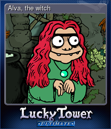 Series 1 - Card 2 of 14 - Alva, the witch