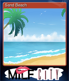 Series 1 - Card 4 of 6 - Sand Beach