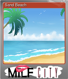 Series 1 - Card 4 of 6 - Sand Beach