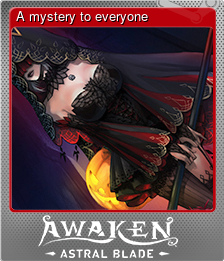 Series 1 - Card 1 of 6 - A mystery to everyone