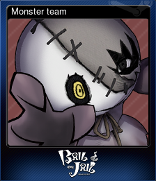 Series 1 - Card 5 of 6 - Monster team