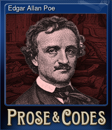 Series 1 - Card 2 of 8 - Edgar Allan Poe