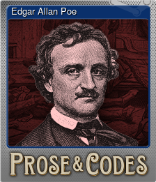 Series 1 - Card 2 of 8 - Edgar Allan Poe
