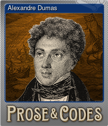 Series 1 - Card 5 of 8 - Alexandre Dumas