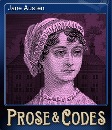 Series 1 - Card 8 of 8 - Jane Austen