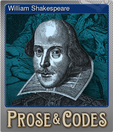 Series 1 - Card 1 of 8 - William Shakespeare