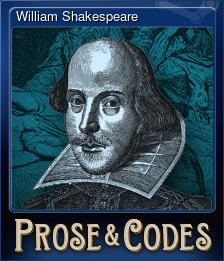 Series 1 - Card 1 of 8 - William Shakespeare