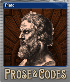 Series 1 - Card 4 of 8 - Plato