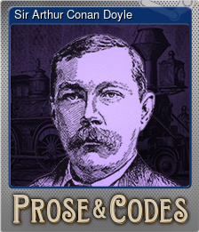 Series 1 - Card 6 of 8 - Sir Arthur Conan Doyle