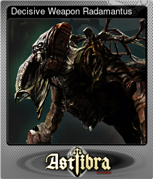 Series 1 - Card 5 of 15 - Decisive Weapon Radamantus