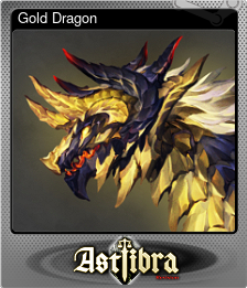 Series 1 - Card 2 of 15 - Gold Dragon