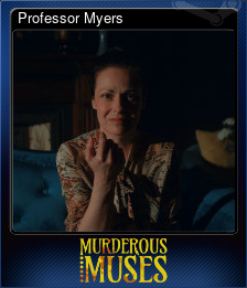 Series 1 - Card 3 of 7 - Professor Myers