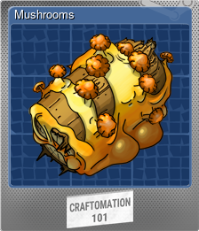Series 1 - Card 6 of 8 - Mushrooms