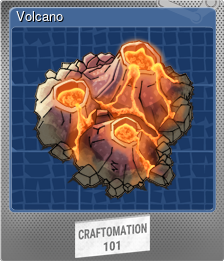 Series 1 - Card 8 of 8 - Volcano
