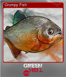Series 1 - Card 7 of 9 - Grumpy Fish