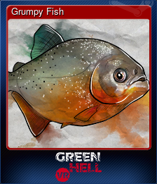 Series 1 - Card 7 of 9 - Grumpy Fish