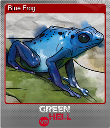 Series 1 - Card 8 of 9 - Blue Frog