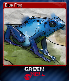 Series 1 - Card 8 of 9 - Blue Frog