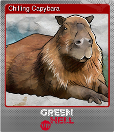 Series 1 - Card 5 of 9 - Chilling Capybara