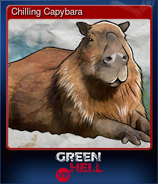 Series 1 - Card 5 of 9 - Chilling Capybara