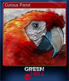 Series 1 - Card 9 of 9 - Curious Parrot