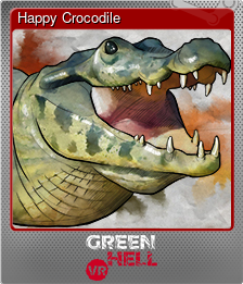 Series 1 - Card 6 of 9 - Happy Crocodile
