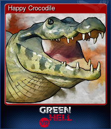 Series 1 - Card 6 of 9 - Happy Crocodile