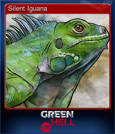 Series 1 - Card 3 of 9 - Silent Iguana