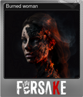 Burned woman