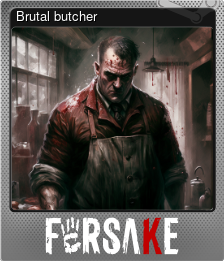 Series 1 - Card 1 of 7 - Brutal butcher