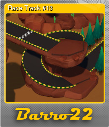 Series 1 - Card 4 of 5 - Race Track #13