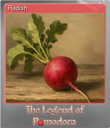 Series 1 - Card 8 of 11 - Radish