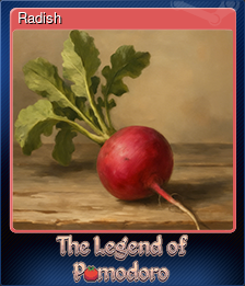 Series 1 - Card 8 of 11 - Radish