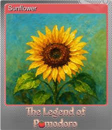 Series 1 - Card 9 of 11 - Sunflower