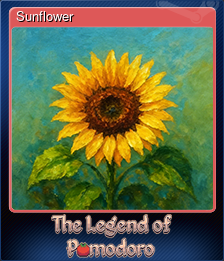 Series 1 - Card 9 of 11 - Sunflower