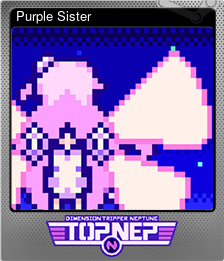 Series 1 - Card 1 of 10 - Purple Sister