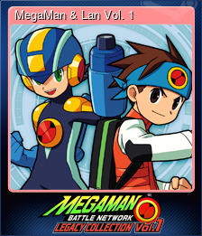 Series 1 - Card 1 of 10 - MegaMan & Lan Vol. 1