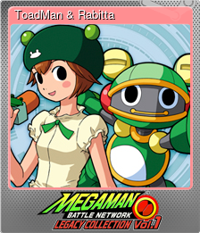 Series 1 - Card 7 of 10 - ToadMan & Rabitta