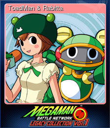 Series 1 - Card 7 of 10 - ToadMan & Rabitta