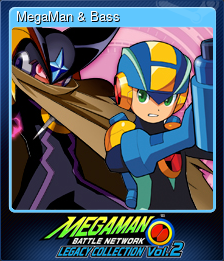 Series 1 - Card 10 of 10 - MegaMan & Bass