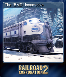 The "EMD" locomotive