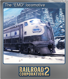 Series 1 - Card 1 of 5 - The "EMD" locomotive