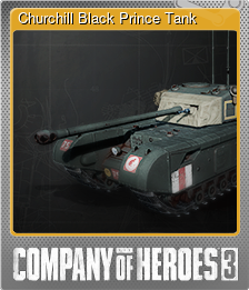 Series 1 - Card 3 of 8 - Churchill Black Prince Tank