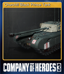Series 1 - Card 3 of 8 - Churchill Black Prince Tank