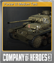 Series 1 - Card 6 of 8 - Panzer III Medium Tank