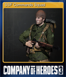Series 1 - Card 7 of 8 - SSF Commando Squad